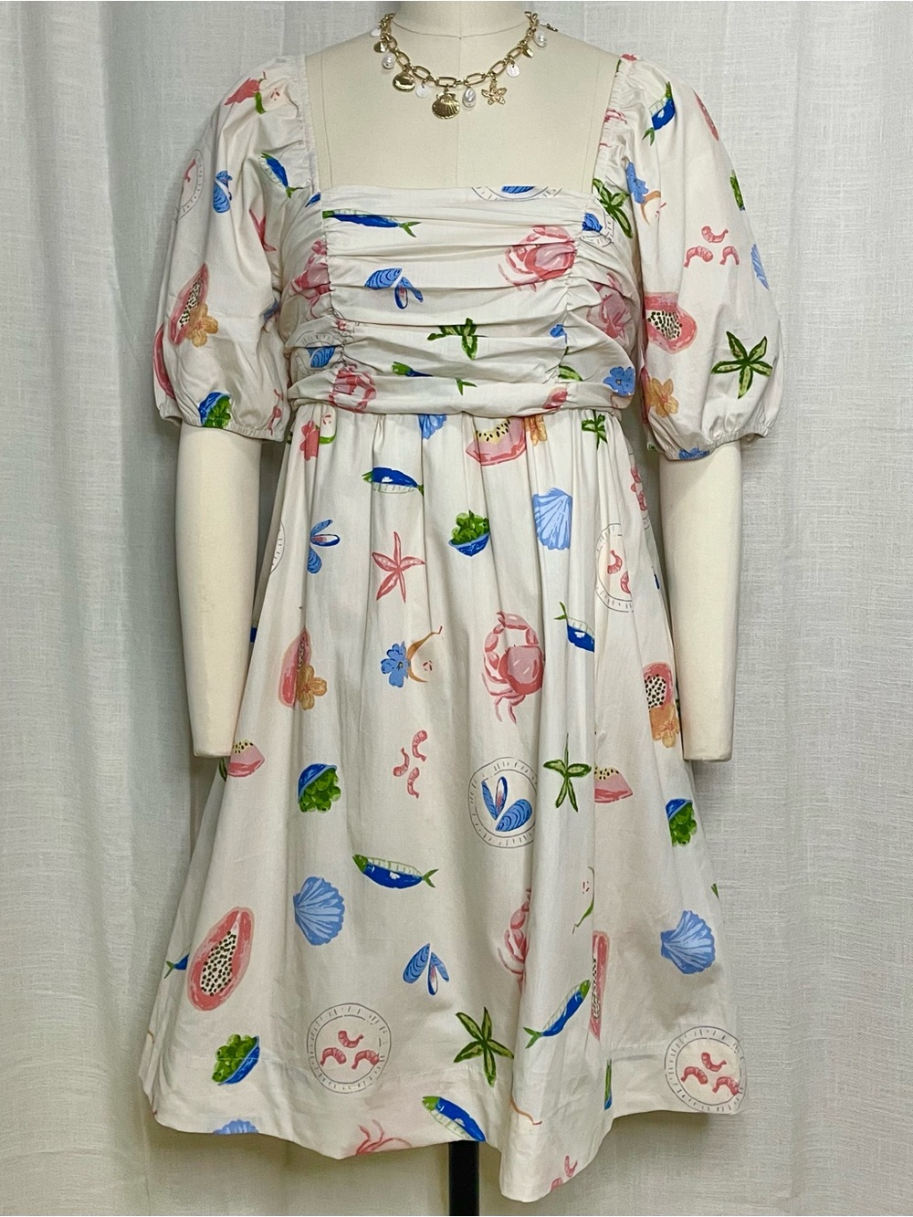 Free Assembly - Costal Cotton Dress Size XS